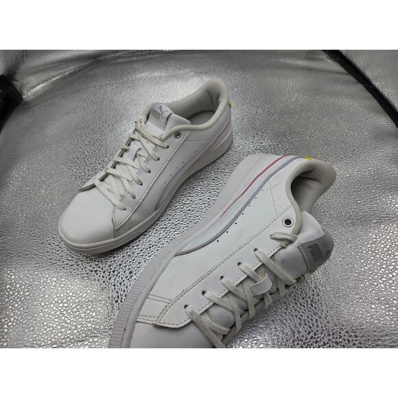Puma Womens Vikky V2 Comfort White on White Shoes Sneakers Size 7.5 - Picture 4 of 10